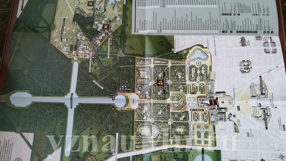 Карта Версаля