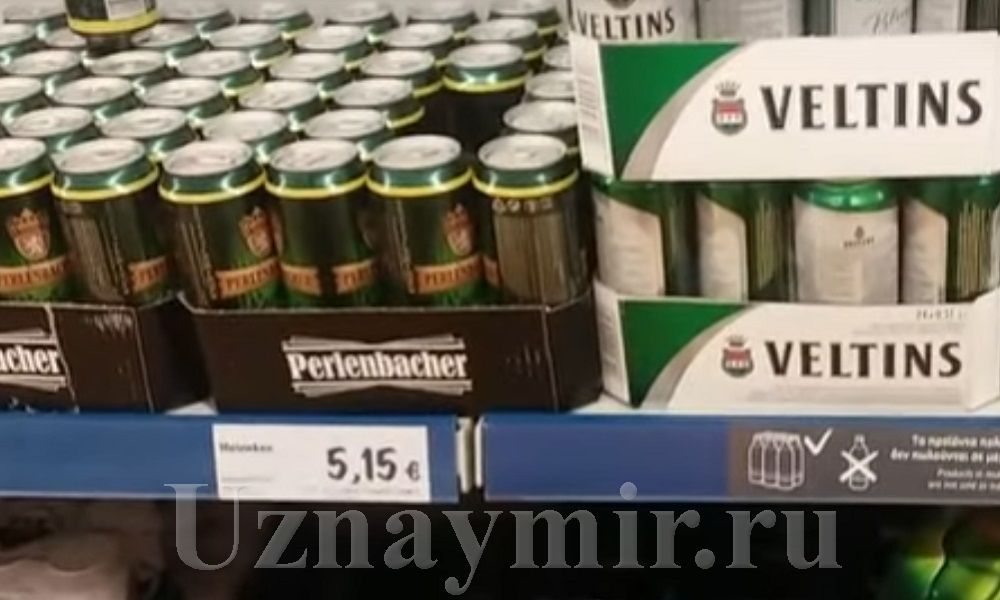 Цены на продукты в Греции