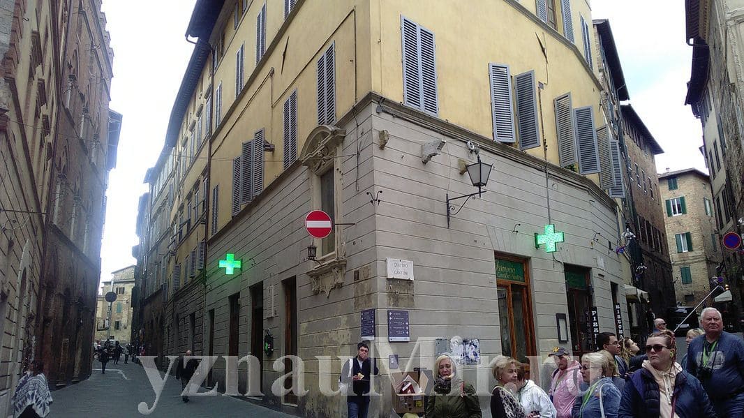 Улицы Сиены в Италии