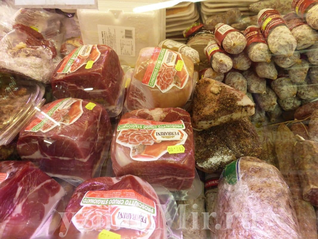 Цены в Сан-Марино на мясо