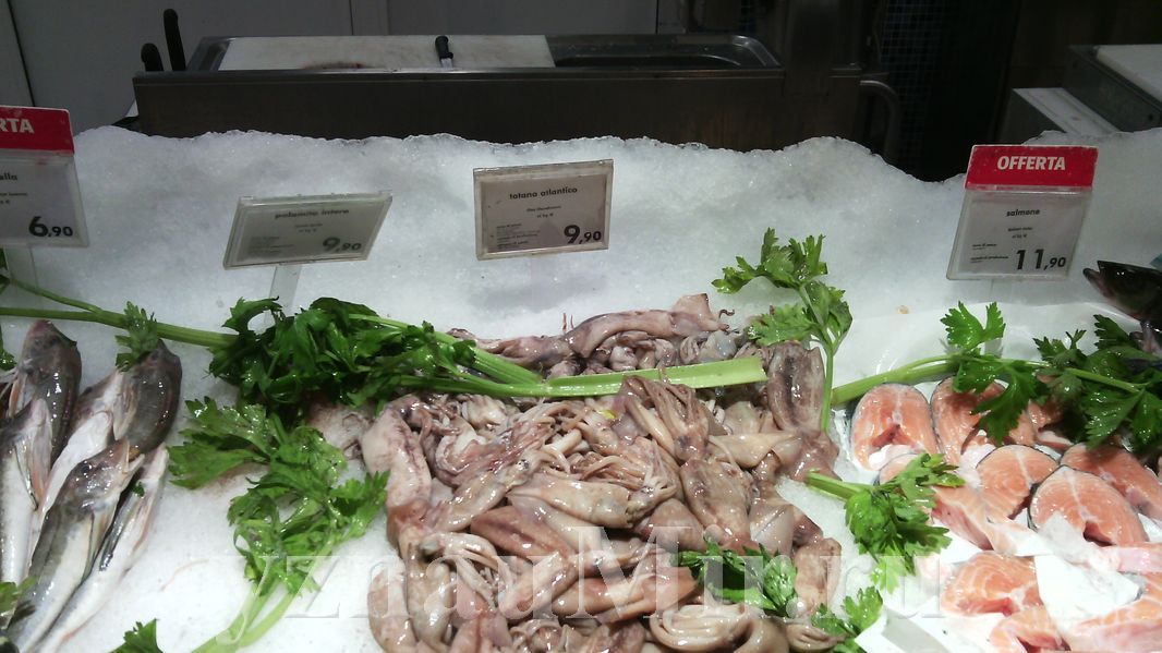 Цены в Италии на морепродукты